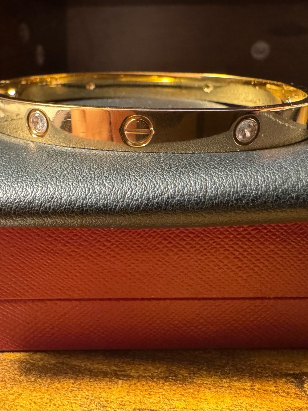 Flawless PVD bracelet, box, and screwdriver.